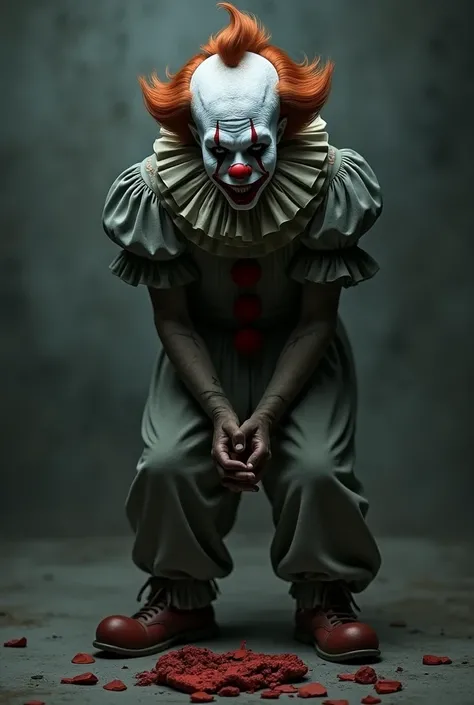 Clown with a broken heart 