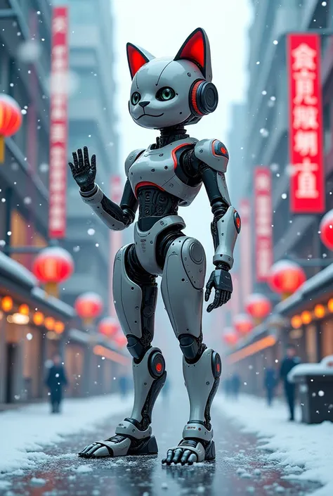 New eve year mecha maneki girl winter