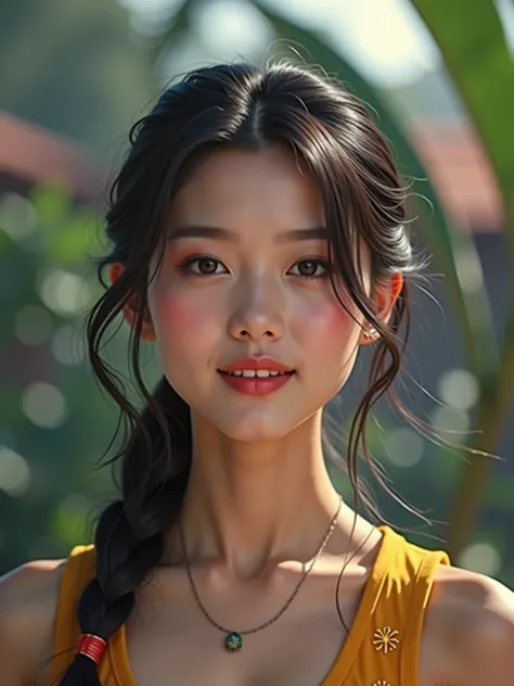  photo High-quality 8K 3D shot with the highest quality cameras. Canon cameras, เปิดดูรับแสงกว้างขึ้น, Fuji cameras use the highest quality and most modern film. Exaggerated realistic images and colors.,  a sparkling portland skin, Image of a woman,  Eyes ...