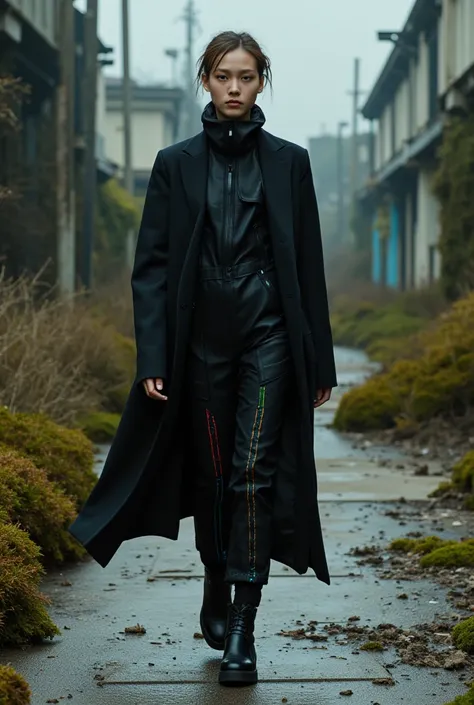 The collection explores human identity in the post-digital era, merging bold minimalism with brutal urban aesthetics. Highlight hybrid silhouettes blending traditional forms with elements inspired by virtual reality and algorithms.

Key Features:

Oversize...