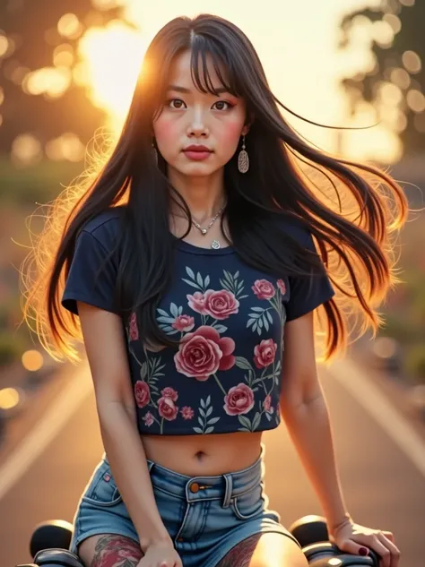 8K 3D Photos , Portrait photo ,  High Quality Shot with Highest Quality Camera Canon Fuji camera uses the highest quality and most modern film.,  wide aperture ,  dress,  Exaggerated Realistic Images and Colors ,  a sparkling portland skin, Image of a woma...