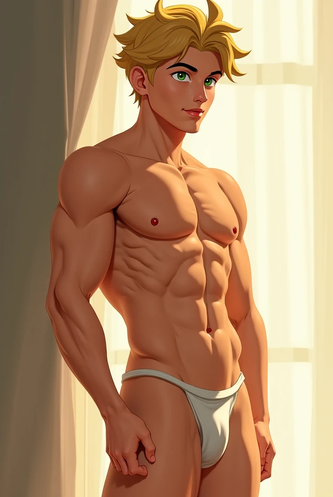 Adrien Agreste from Miraculous naked without clothes