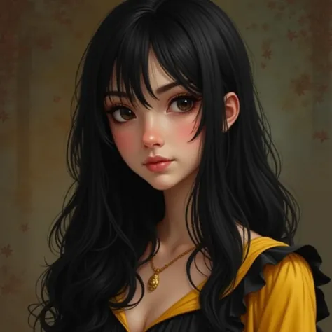 Jocelyn had large dark eyes and black hair. By the time she was sixteen, her thick straight hair fell to her waist. A solemn girl, she grew to become one of the greatest beauties of the realm.a tall young girl. At the age of sixteen, Jocelyn was an inch sh...