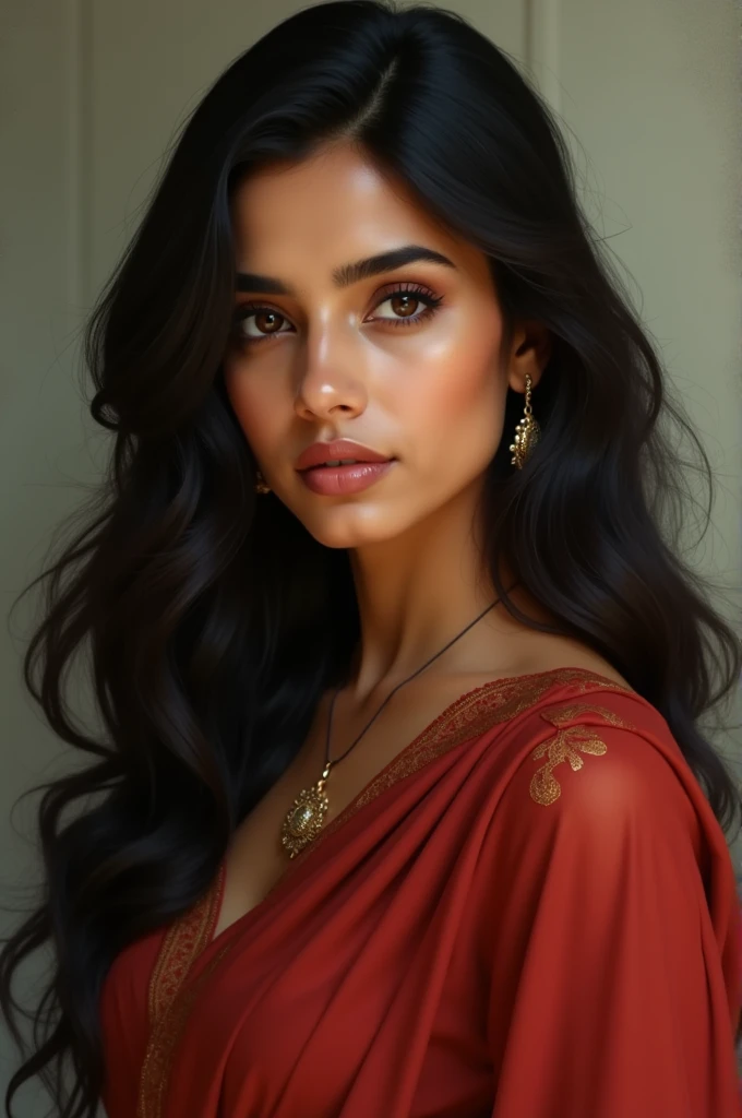 Create this Indian beauty girl 