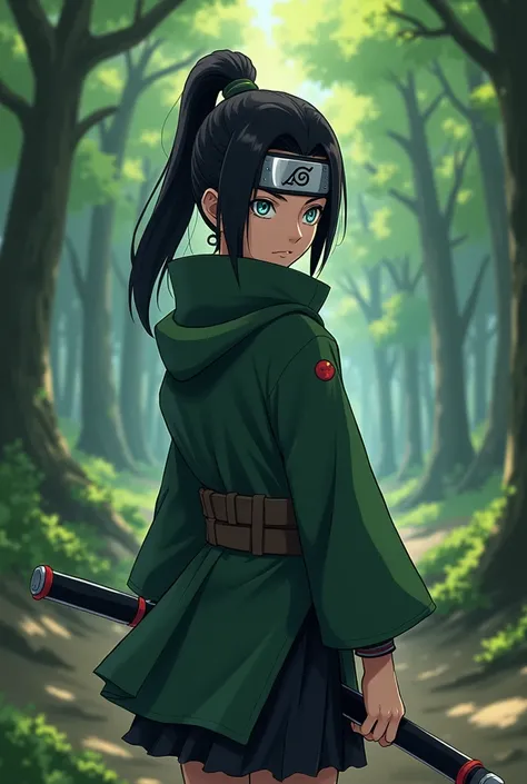 Let it be a girl with the byakugan and the bandana from the leaf village