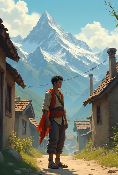 There was a  named Yusuf, who lived in a quiet village surrounded by mountains. .  Yusuf loved adventures, but his biggest concern was his dream of becoming a hero, but he didnt know how to start.