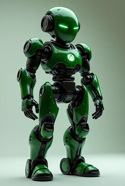 Make a robot boy that is made out of xbox