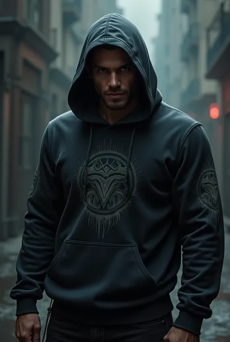 dante sparda in a hoodie 