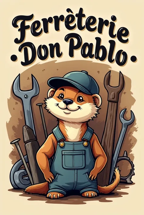 Logo of a hardware store with the name of Ferreterie Don Pablo 