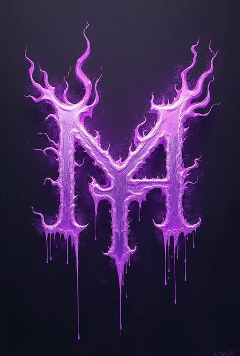 a close up of a purple logo with flames on it, a sketch by Altichiero, tumblr, graffiti, black metal band logo, purple glowing inscription, black metal band font, black metal logos, withered, sinister, sinister background, logo art, made of liquid purple m...