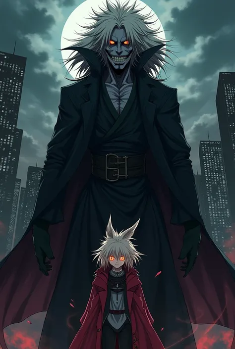 Ryuman Sukuna from the Jijitsu Kaisen anime with Toga Himiko from the My Hero Academy anime