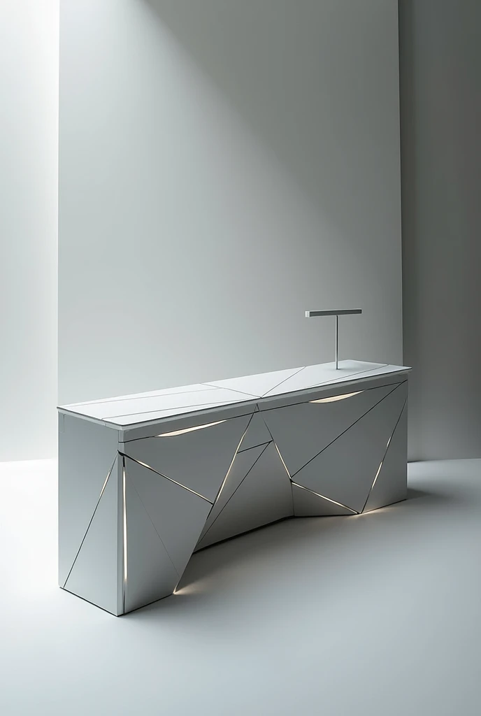 Console design with geometric elements 