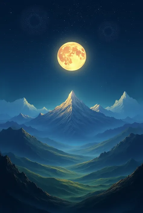 Come back to me Sun Moon and mountain like the starry night