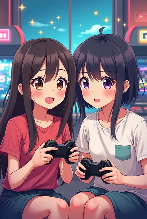 make an anime avatar for a couple who play games