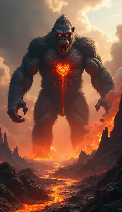 King kong and lava hybrid dangerous image 