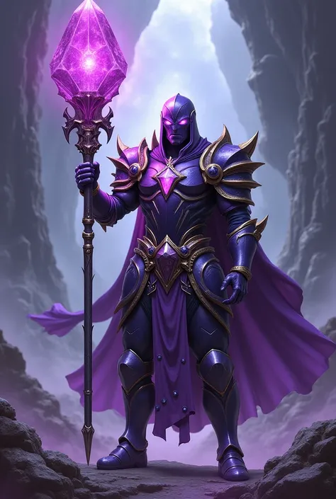 Paladin purple crystal draconate amethyst 