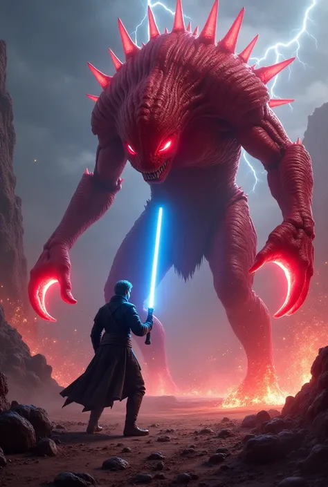 Anakin Skywalker Killing the Red Death