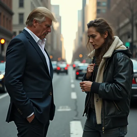 MILLIONAIRE SEES HIS ADULT SON HUMILIATING A YOUNG BEAUTIFUL BEGGAR ON THE STREET,