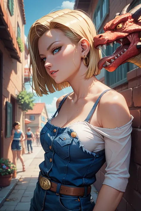 Android 18 image from Dbz Grabbing a Dragon Ball