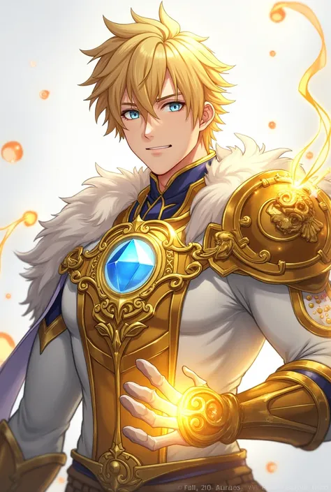 Leonis "Leo" Regulus

Hair: Golden blonde, slightly spiked, with an almost radiant glow under sunlight.

Eyes: Piercing azure, resembling the light of a distant star.

Build: Athletic and tall, exuding confidence and charisma.

Clothing: Prefers royal-insp...