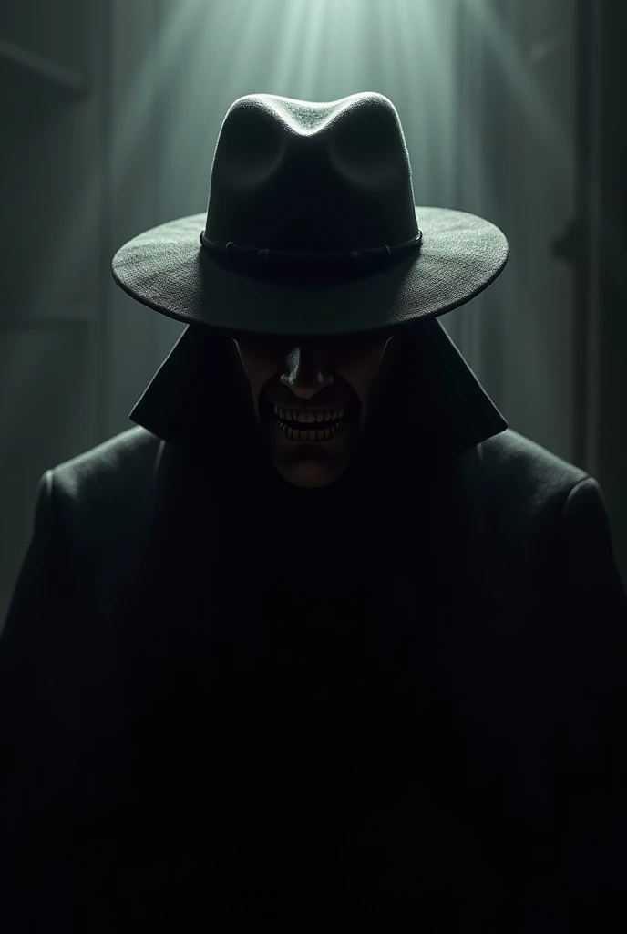 generate for me a super scary tf2 spy in a dark picture