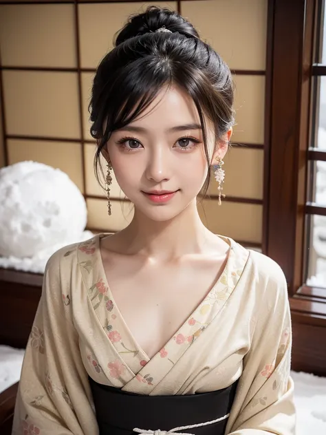 ( beautiful 21-year-old Japanese girl ), ( small chest:1.5),(solo, 1 girl, Textured Skin,  detailed skin, high detail,  top quality ,  super detailed ,  surrealism , RAW photos ,Photographicism, professional writing),(( black hair,  dark eyes, natural make...