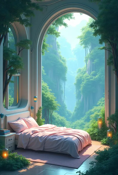 Images of bedroom sci fi anime forest type