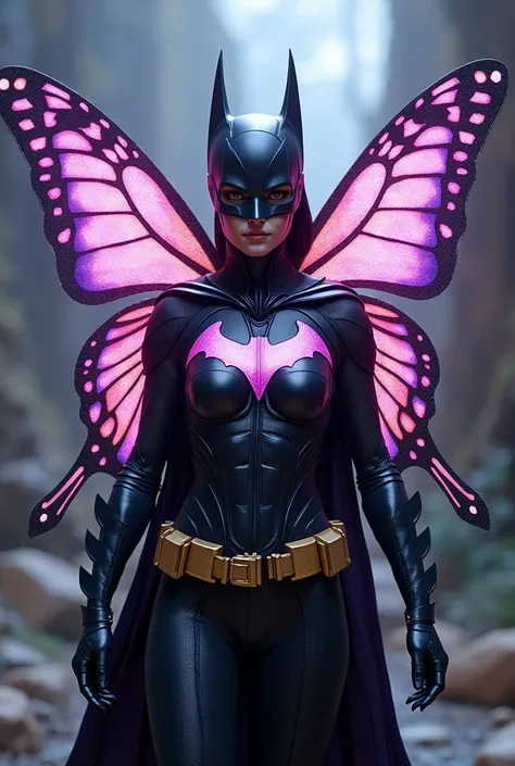 Batgirl and butter fly fusion hybrid mutant mind blowing hybrid fusion result