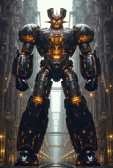 A very realistic version of the modded Mazinger Z,  standing 100 meters high in a forward position.  constructed with modern materials such as steel ,  Carbon Fiber ,  other industrial elements are also visible ,  just like the real thing ,  where high vol...