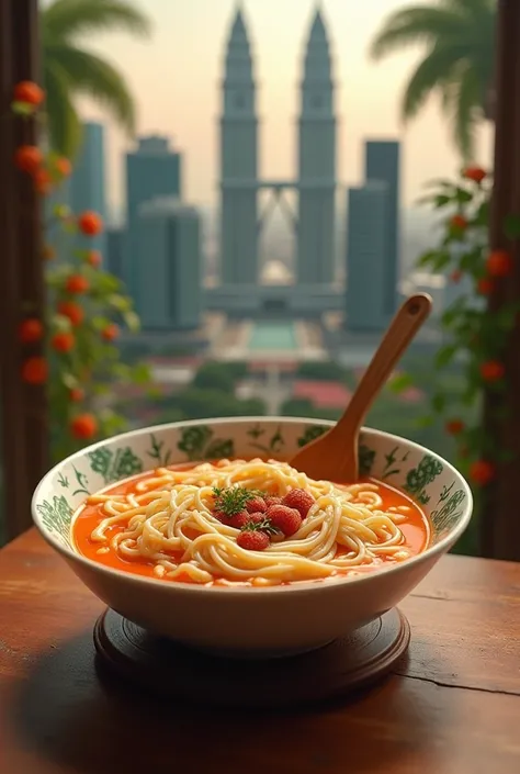  You can use depth of field to ensure that the laksa is clear ， We can divide the entire image into several key parts 。 ensures that every element in the picture has a good visual balance ：

1.  picture details and style ：
The Rule of Thirds： Every detail ...