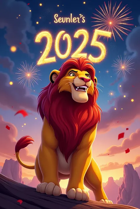 Simba  happy  new year 2025 