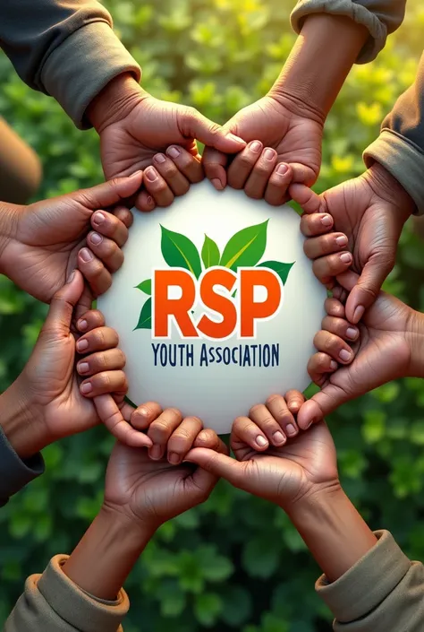 Again the text name. Please highlight the "Rsp youth association" around the image. And all adult farmers should show unity by joining all hands 