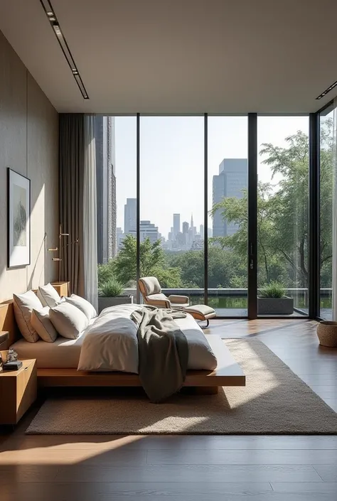 Modern master bedroom