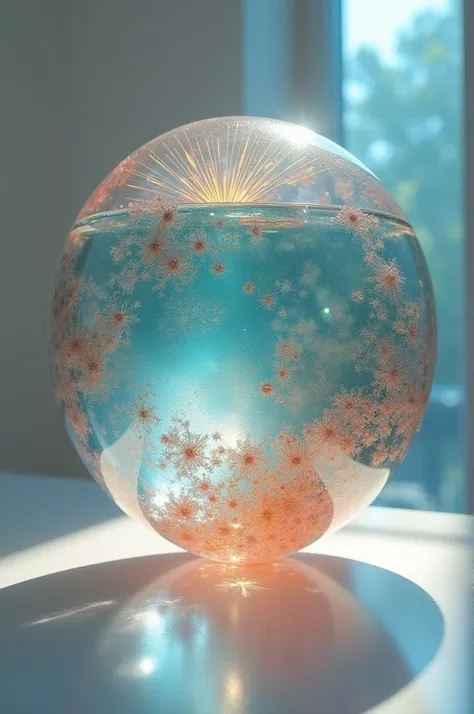 Resin art work  name “La sphere” on the art work