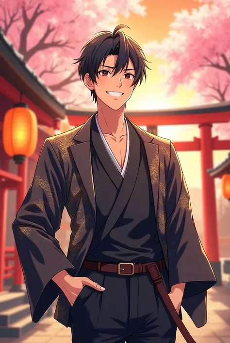 New Years male Matsumoto Yuki anime character