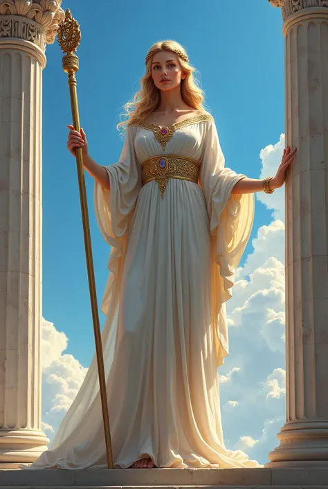  The Greek goddess is watching. 