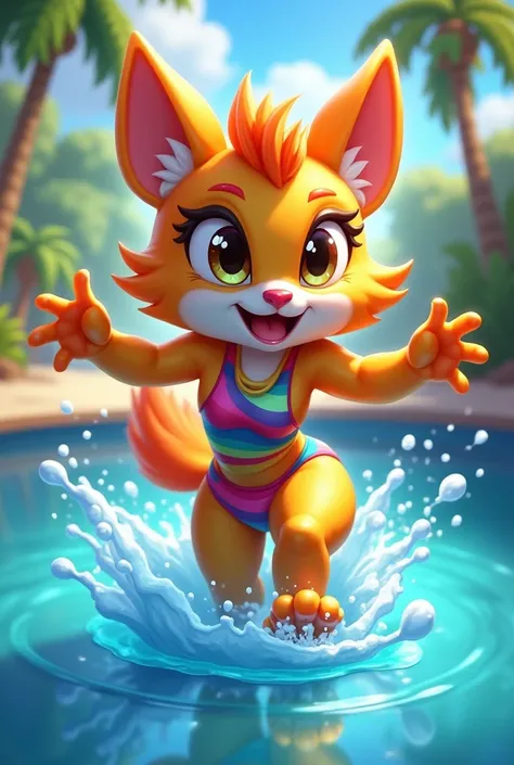 Can you make wanwan splash art summer skin in survey 