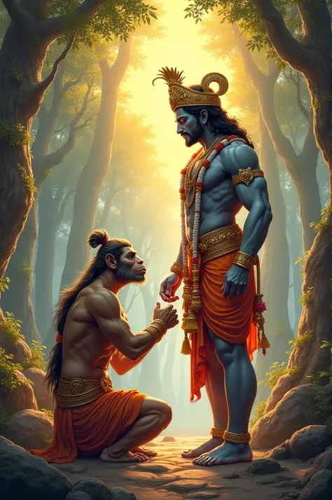 Shree ram and Hanuman 