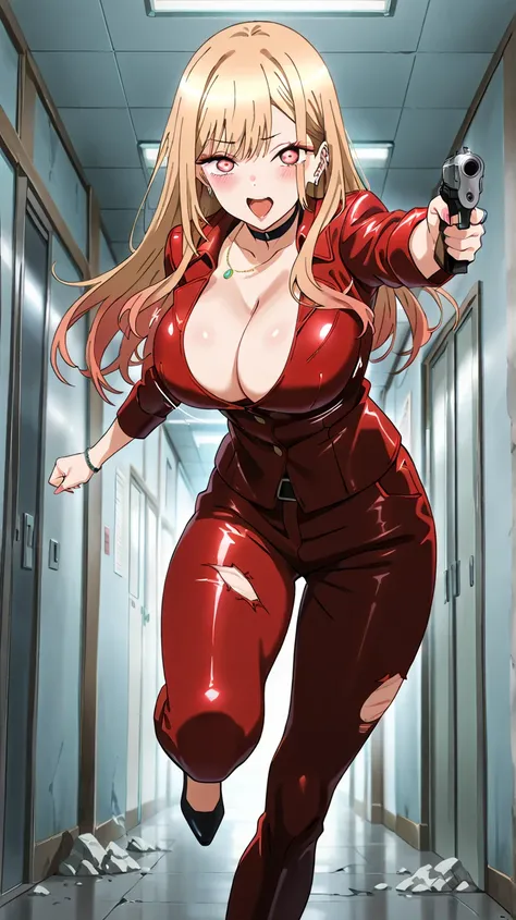 score_9, score_8_up, score_7_up, source_anime,
Marin kitagawa,
1girl,
Marin Kitagawa, (masterpiece, best quality), 1girl, T-X, terminator, sexy, HD, silver necklake, black heels, perfect body, sexy and sexual pose, red leather jacket, red leather pants, er...