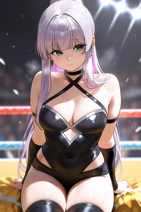 Frieren as a wrestler girl 