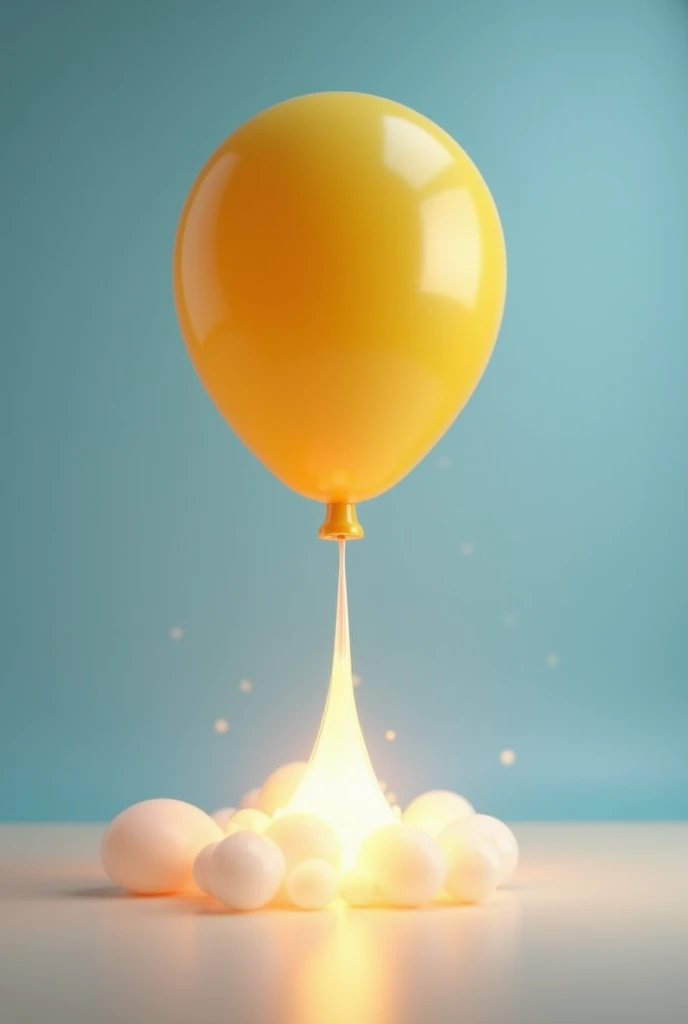 A balloon rocket experiment has been performed to demonstrate how the explusion of air pushe the balloon forward 