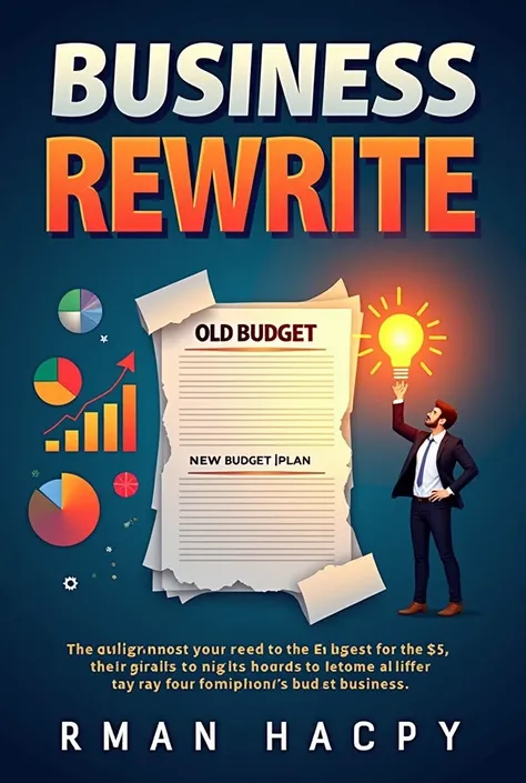 A highly engaging thumbnail for Business Budgeting REWRITE. The design features a dramatic torn paper effect at

the center, where a sheet labeled Old Budget is being ripped apart, symbolizing change and renewal. Beneath the torn paper, a sleek and shiny d...