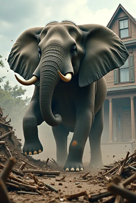 Elephant braking house