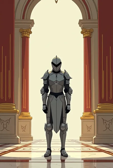  No knight is a guy and they stand in front of the emperor in the palace. The drawing is simpler 