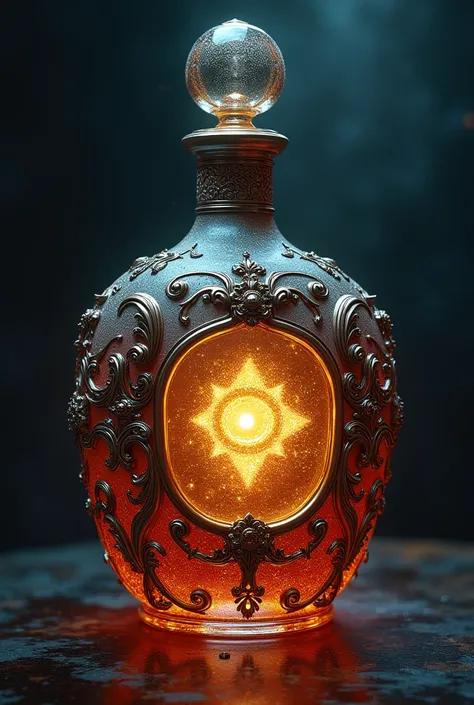 The bottle should look a bit more spectacular and should have EXALTIS in the middle