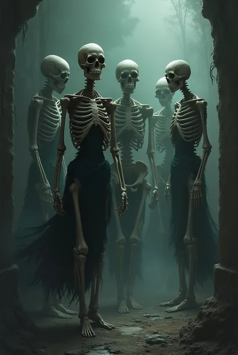 Men skeleton