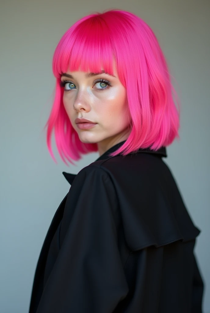 Pink hair back jacket 