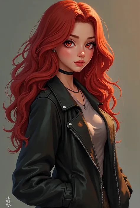 A 25 year old girl, 5,9 foot tall, long wavy red hair (sometimes black), red eyes (sometimes red-purple heterochromia). Shes a talkative, athletic and curious woman. His likes cool fashion, motorcycle collection, weapon collection, and fps games. Have a sw...