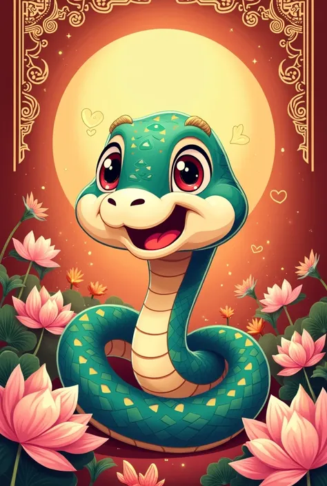 Create a Scus Happy New Year 2022
In the picture, it contains the Year of the Little Snake with a Thai motif.