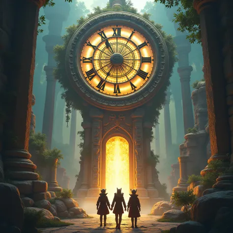 The Time-Traveling Trio and the Clock of Wonders